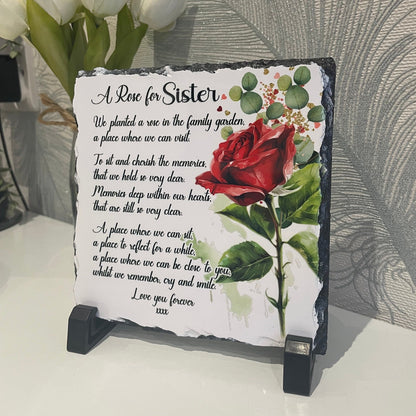 In Loving Memory Rose Memorial Poem Slate