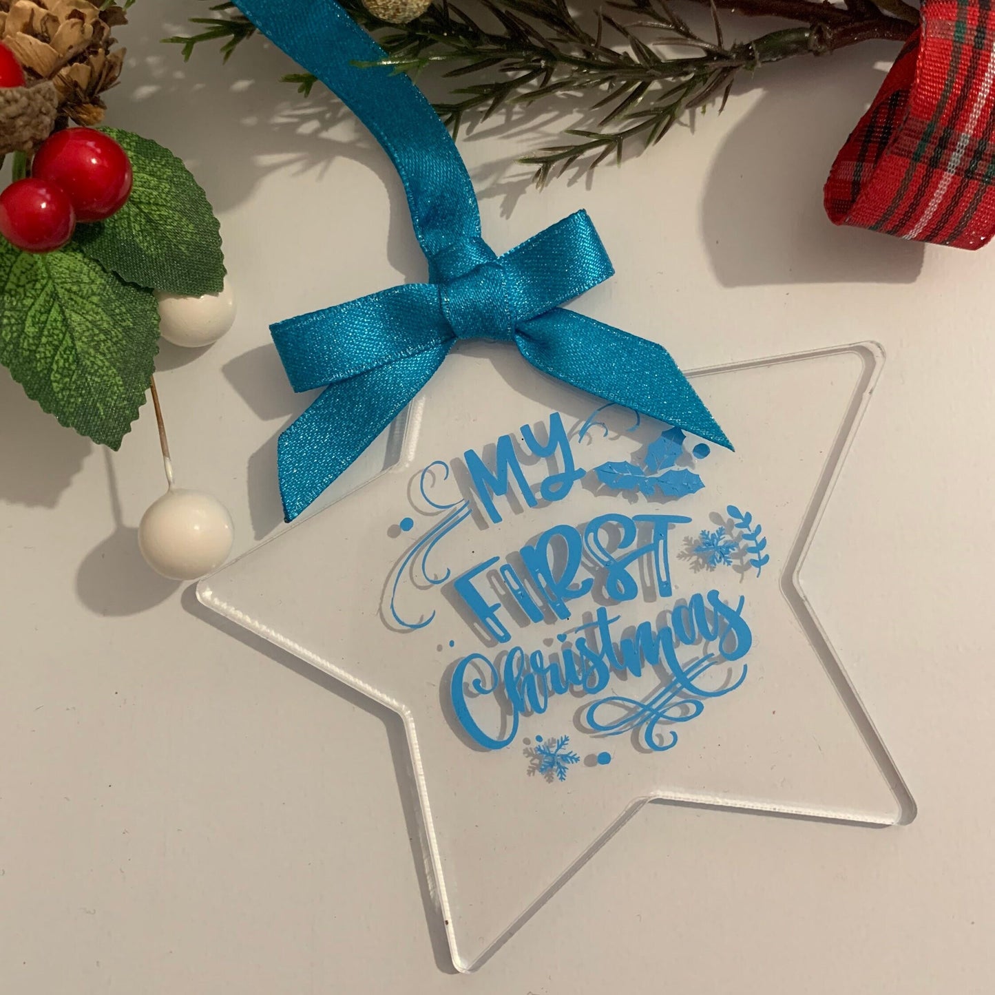 My first Christmas Star Bauble