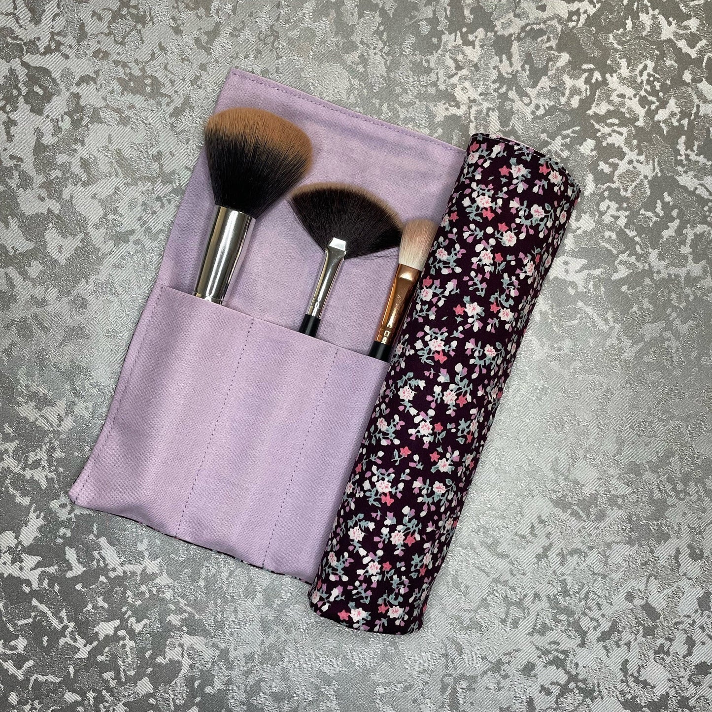 Cosmetic Make-Up Brush Roll Wrap