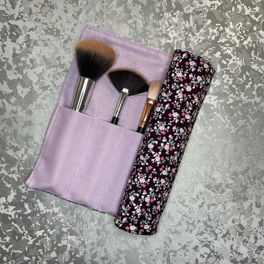 Cosmetic Make-Up Brush Roll Wrap