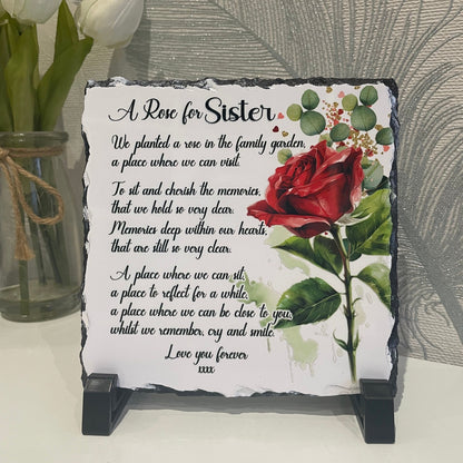 In Loving Memory Rose Memorial Poem Slate