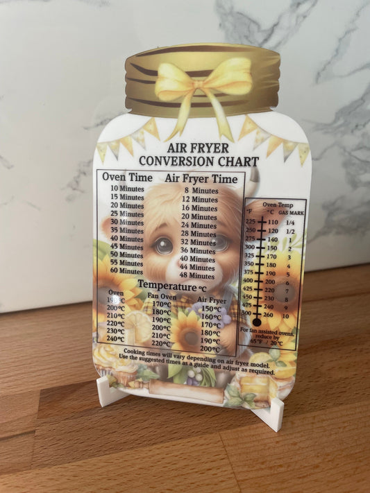 Jar Air fryer Conversion Chart