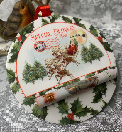 Christmas Money Gift Holder Bauble