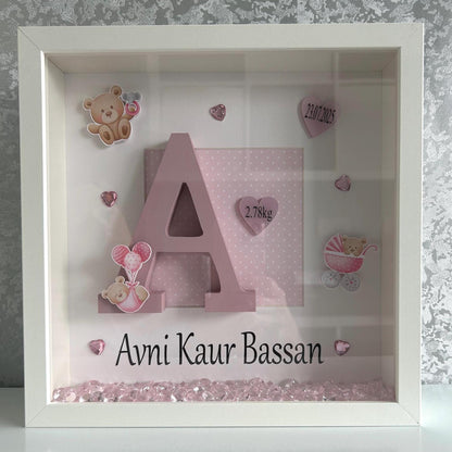 New Born Baby Keepsake-Birth of Baby Frame