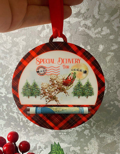 Christmas Money Gift Holder Bauble