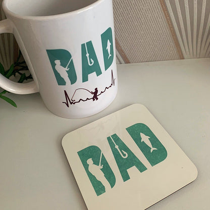Fishing Legend Mug & Coaster Set