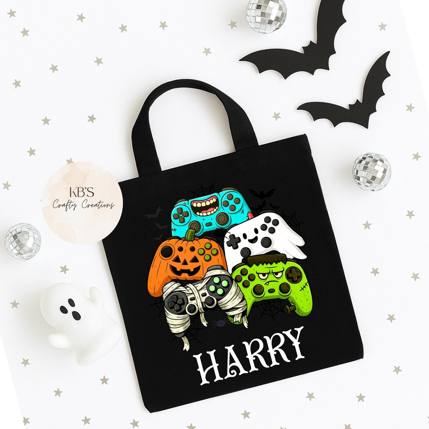 Boo-tiful Halloween &  Gamer Tote Bags