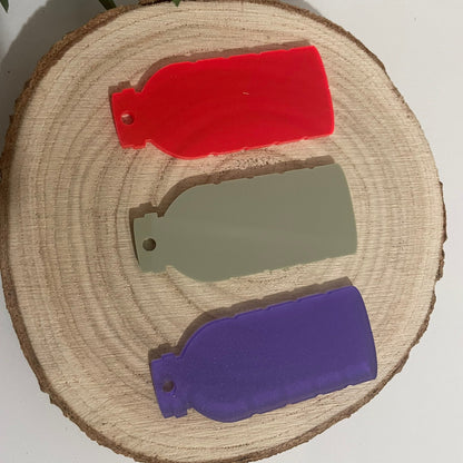Personalised Prime Drink Bottle Keyring