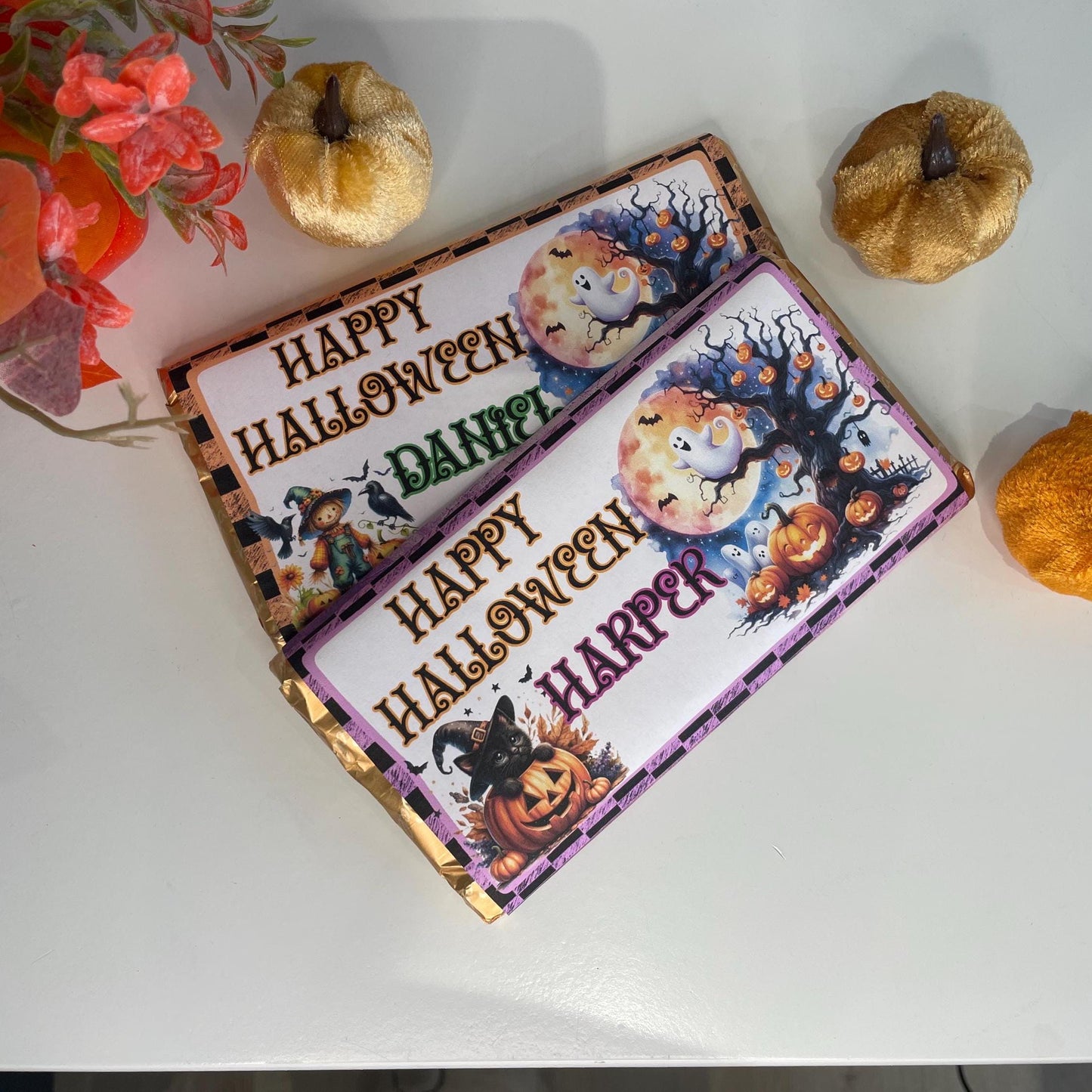 Halloween Chocolate Bar Wrapper