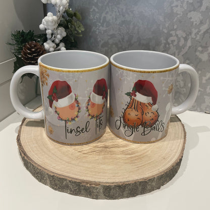 Tinsel Tits & Jingle Balls Mug