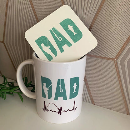 Fishing Legend Mug & Coaster Set