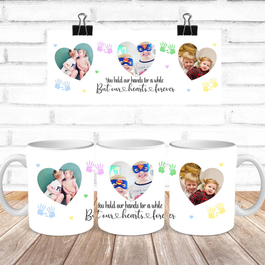 You Hold Our Hands For A While Photo Mug