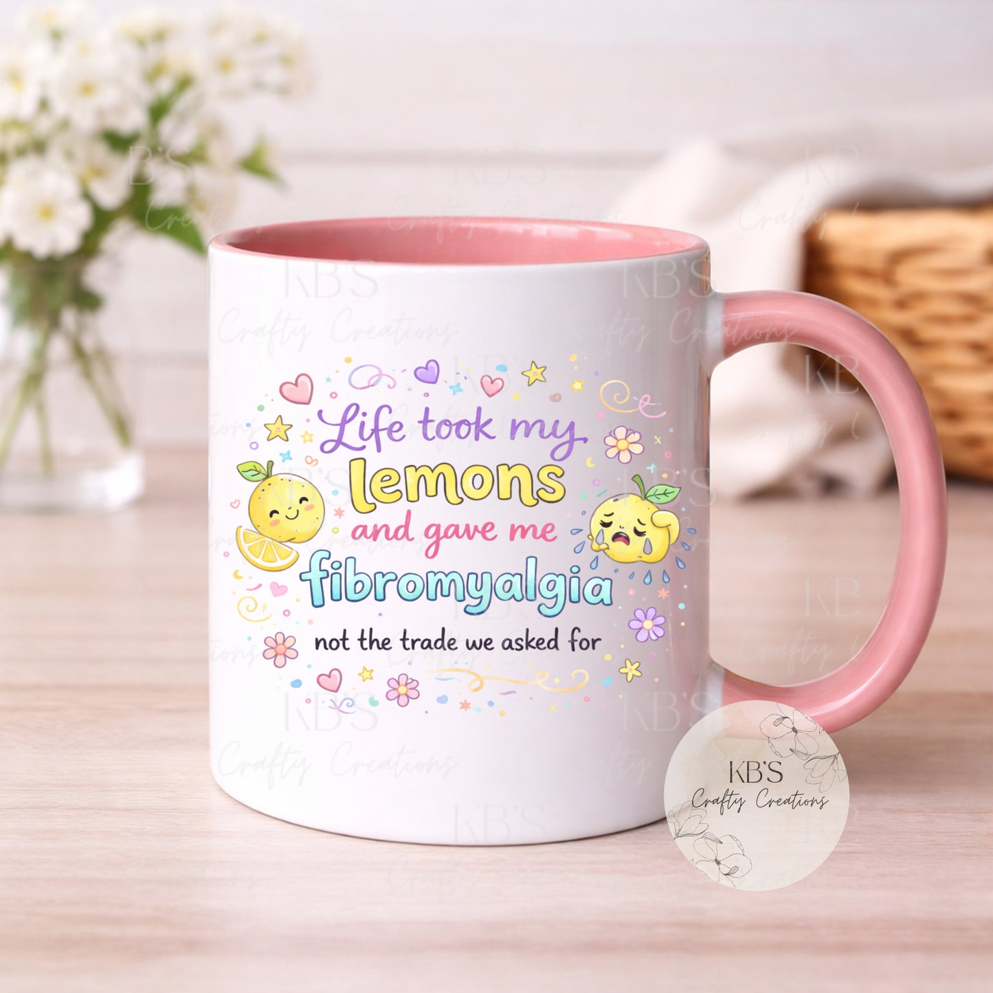 Life Took My Lemons And Gave Me Fibromyalgia Mug