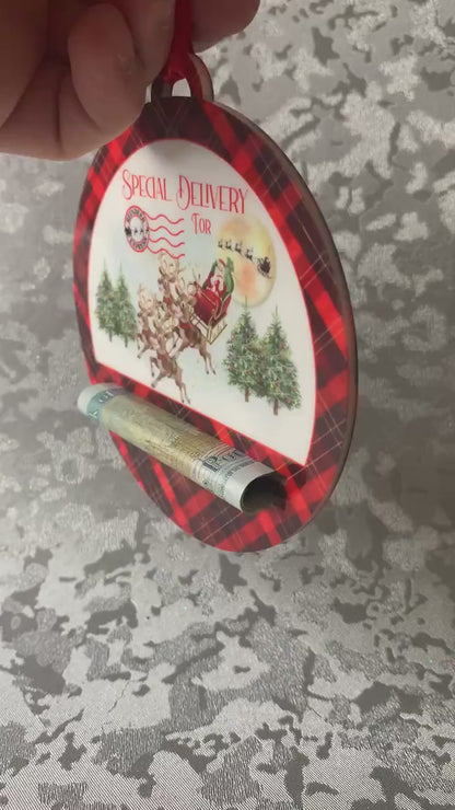 Christmas Money Gift Holder Bauble