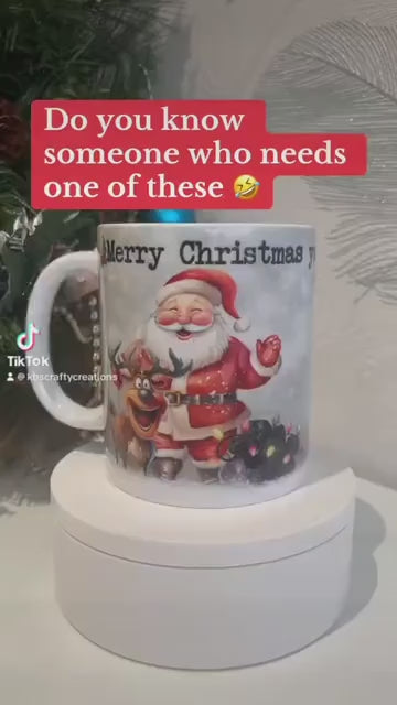 Merry Christmas Ya Miserable Bastard or Crabbit Bastard Mug